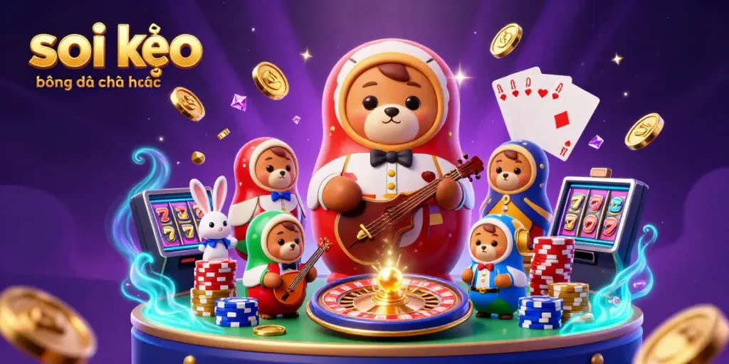 Engaging illustration depicting a dynamic betting scene with the theme "soi kèo bóng đá chính xác" showcased by lively sports elements.