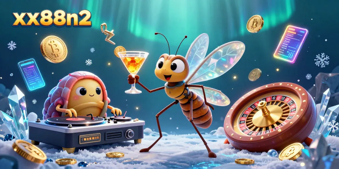 Engage in exciting gameplay at xx88n2 with vibrant casino characters and neon cryptocurrencies