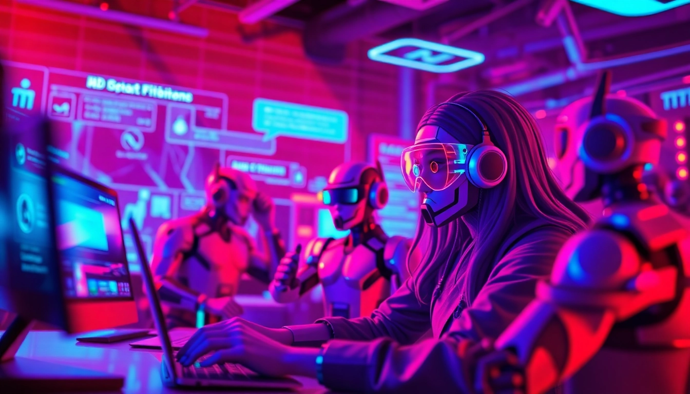 Explore the best NSFW AI platforms with interactive chatbots and vibrant digital interfaces.