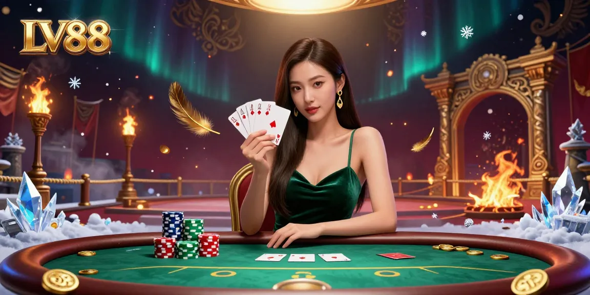 Experience the excitement at LV88 with immersive poker gameplay in stunning 3D visuals.