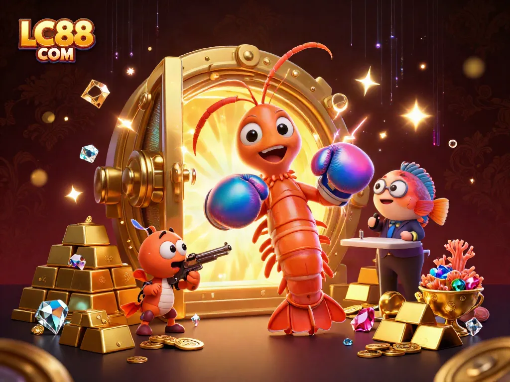 Experience thrilling action with LC88 COM as the mantis shrimp champ and friends celebrate wins!