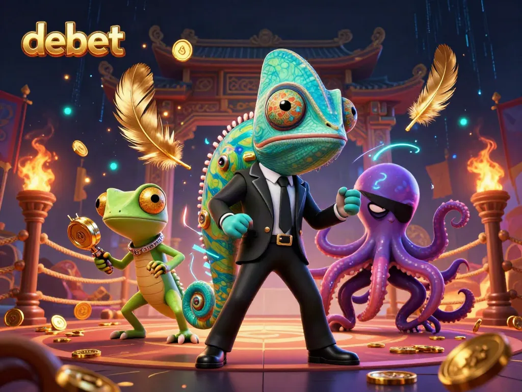 Experience thrilling sports bets with debet while navigating a vibrant casino scene full of excitement and engagement.