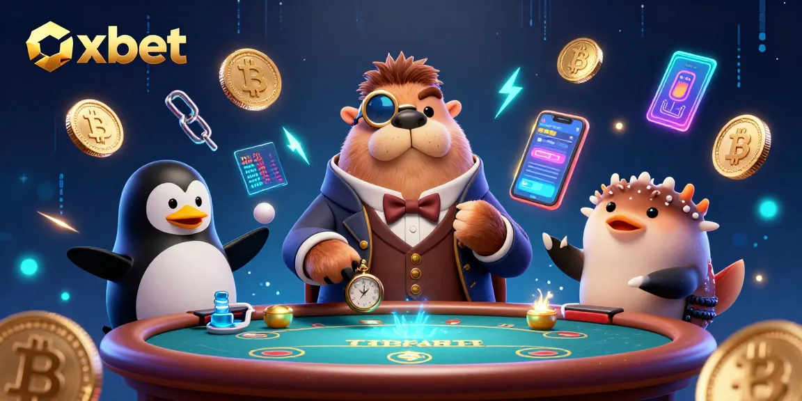 Experience thrilling gameplay with oxbet at an underwater poker scene featuring a walrus and dealers.