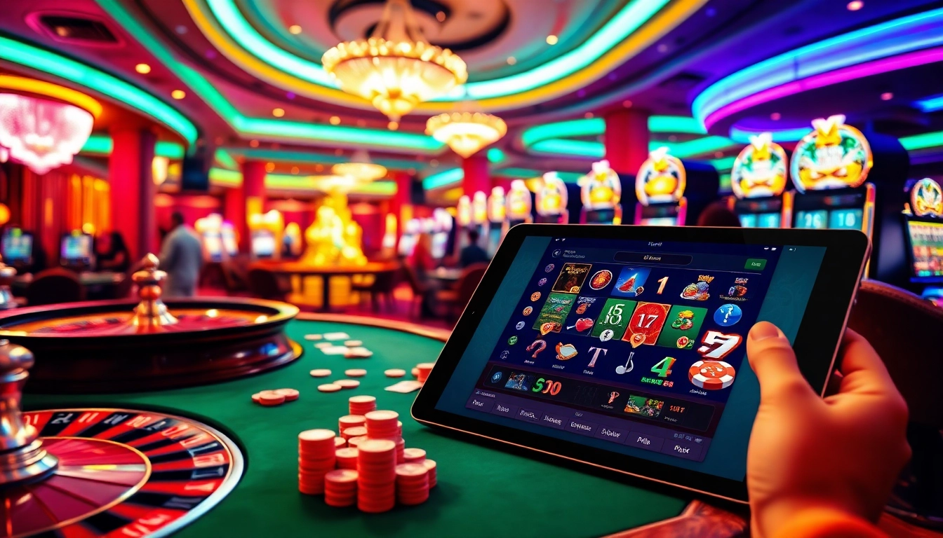 The gaming scene illustrates Tổng hợp 888new with players at a vibrant casino table, showcasing excitement and strategy.