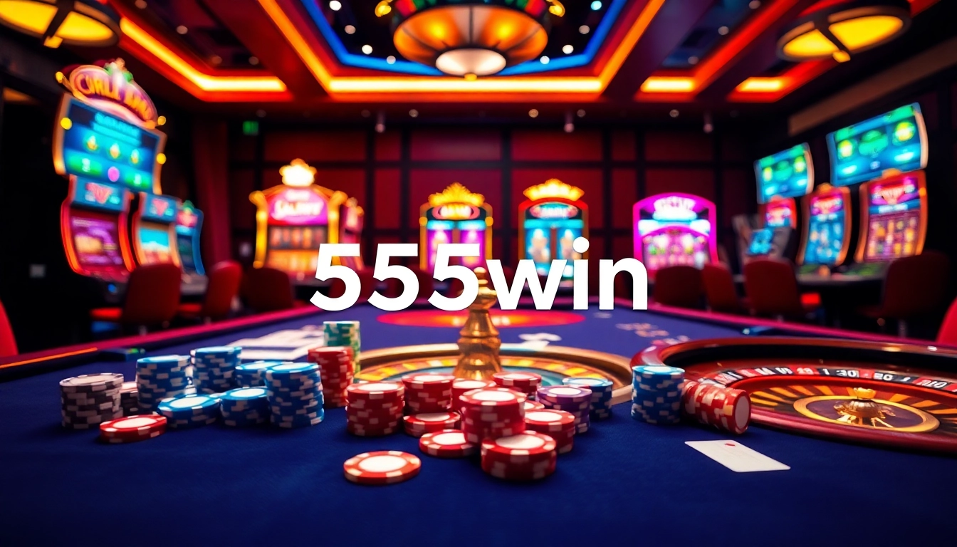 Engage in thrilling gameplay at 555win with vibrant casino action featuring card games and slots.