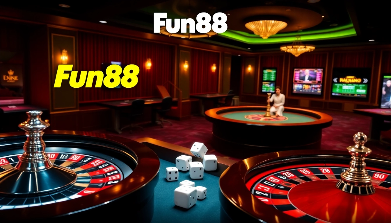 Experience thrilling gameplay at Fun88 with dynamic casino games and engaging betting interfaces.
