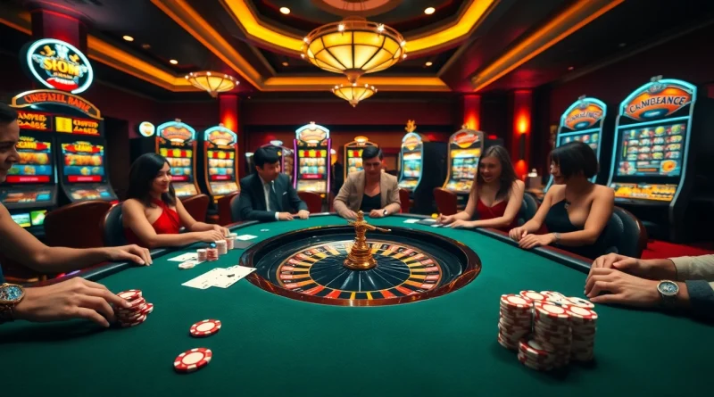 Experience the thrill of gaming at u888hv.com with luxurious casino visuals showcasing poker and roulette.