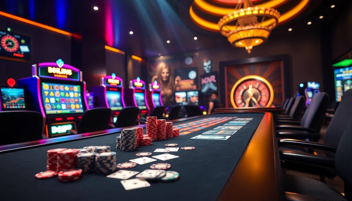 Experience thrilling moments at ZK88.club with vibrant casino visuals featuring poker, slots, and roulette.
