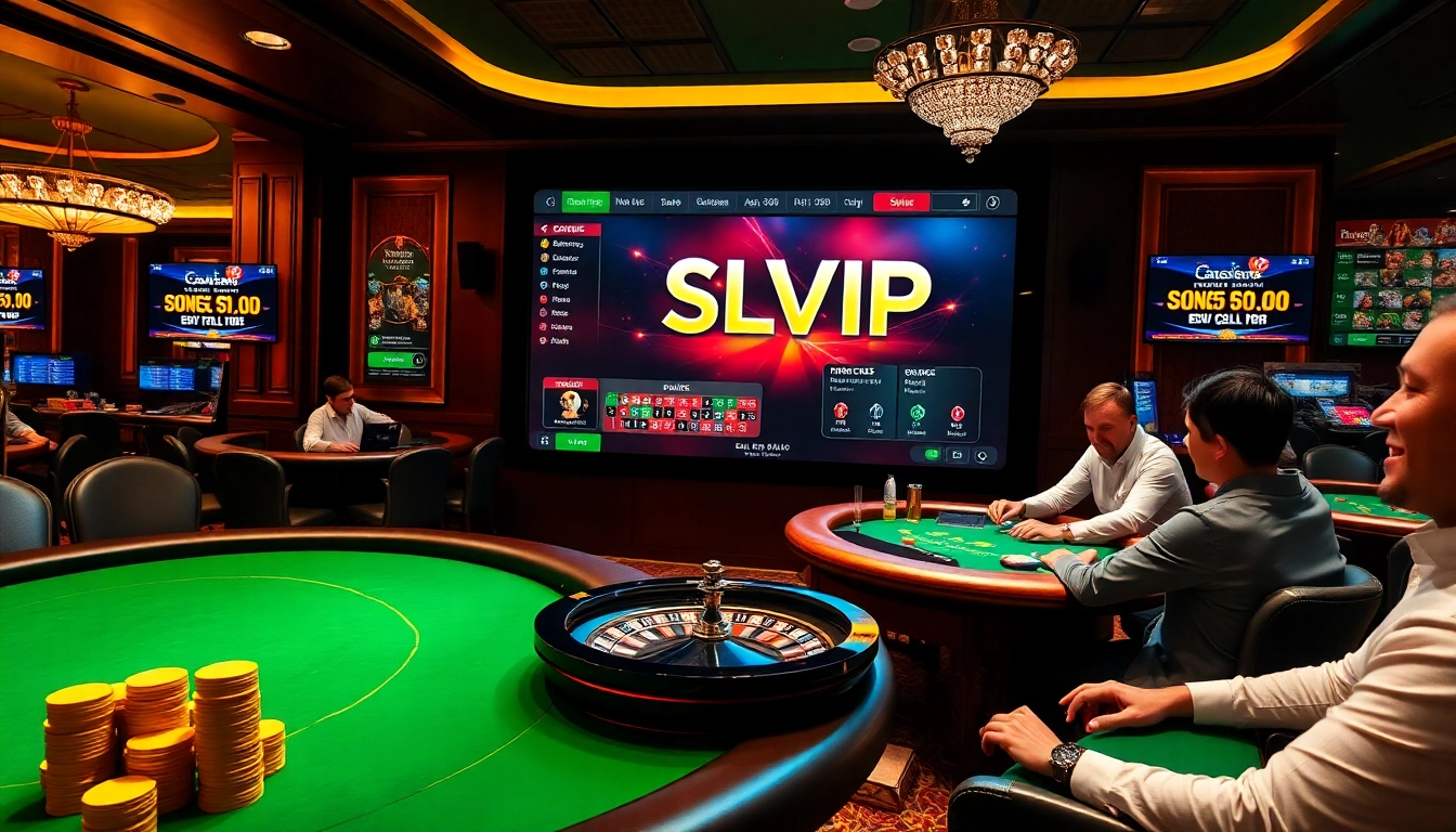 SLVIP online casino features thrilling games and exciting betting action.