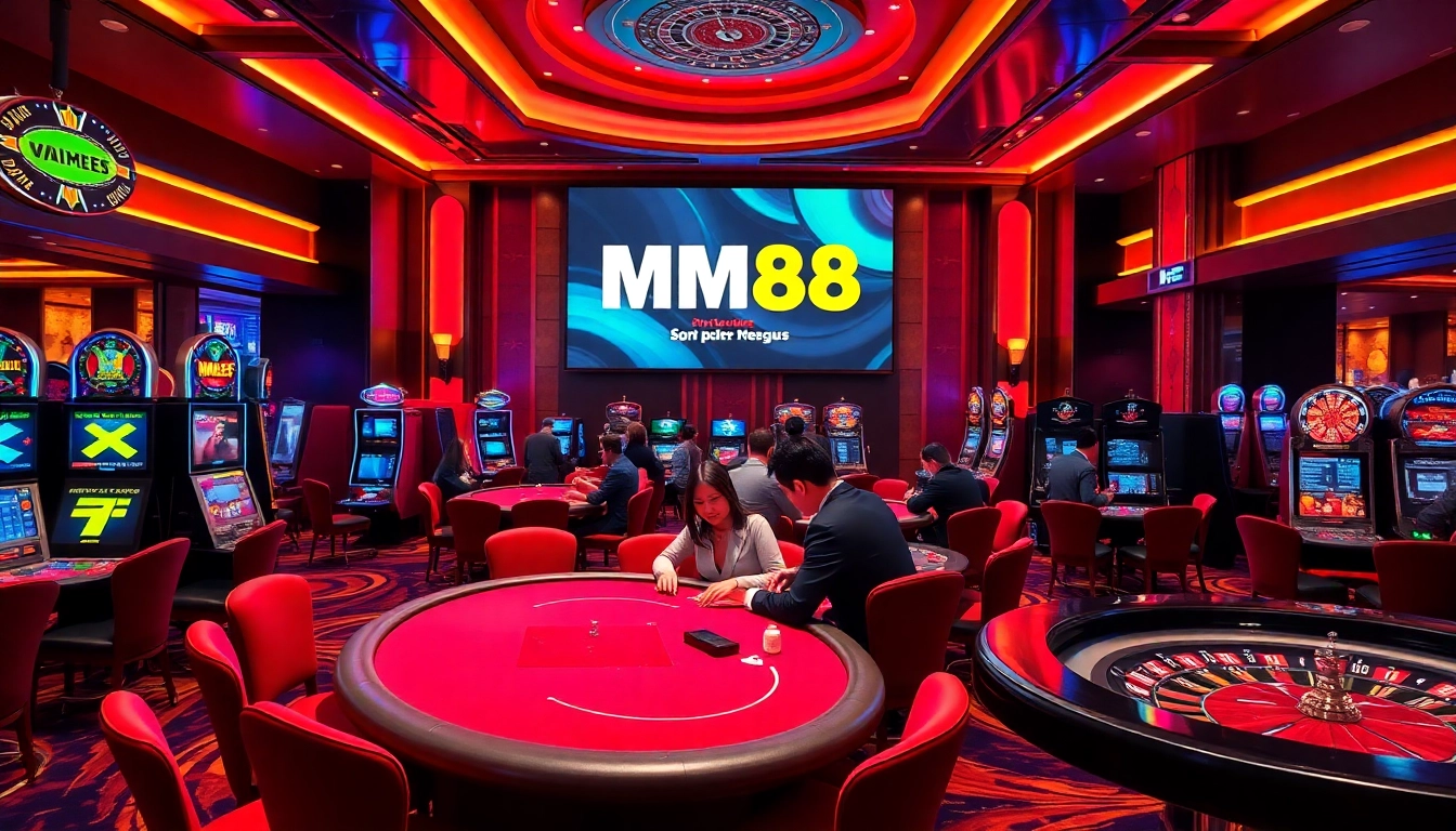 Engage in high-stakes poker at MM88, a premier online gambling platform.