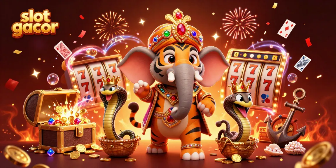 Experience thrilling slot gacor action with a vibrant scene of gaming fun and winning potential.