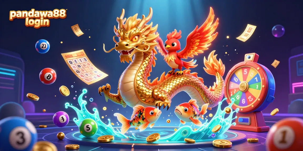 Experience the excitement of gambling with pandawa88 login, featuring vibrant characters and dynamic game elements.